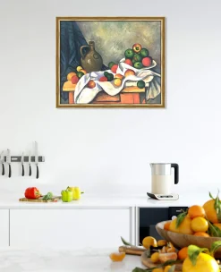 Sale Rideau, Cruchon et Compotier - Paul Cézanne Cézanne