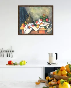 Sale Rideau, Cruchon et Compotier - Paul Cézanne Cézanne