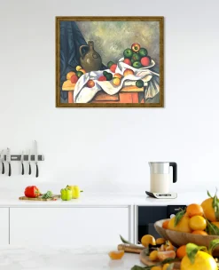 Sale Rideau, Cruchon et Compotier - Paul Cézanne Cézanne