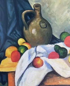 Sale Rideau, Cruchon et Compotier - Paul Cézanne Cézanne