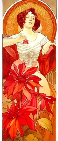 Clearance Ruby - Alfons Mucha Mucha