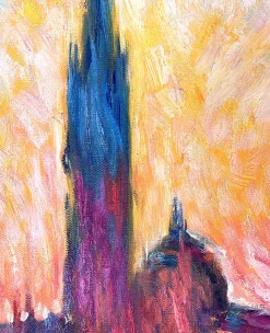Hot Saint-Georges-Majeur au crépuscule - Claude Monet Monet