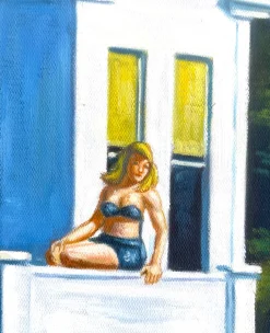 New Second Story Sunlight - Edward Hopper Hopper