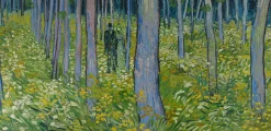 Flash Sale Sous-bois avec deux personnages - Vincent Van Gogh Van Gogh