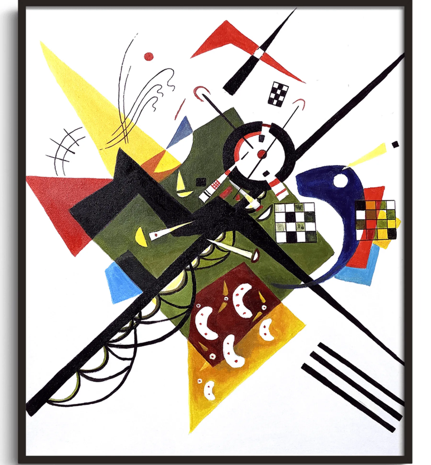 Fashion Sur blanc II - Vassily Kandinsky Kandinsky