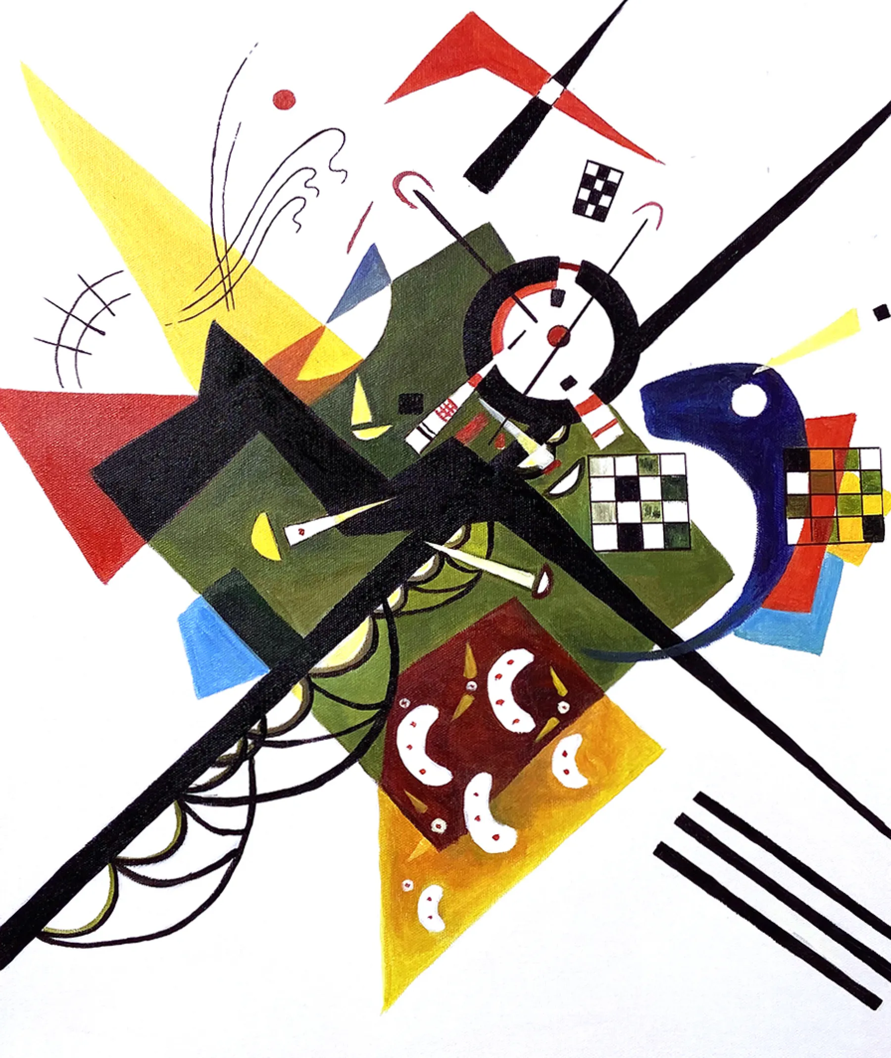 Fashion Sur blanc II - Vassily Kandinsky Kandinsky
