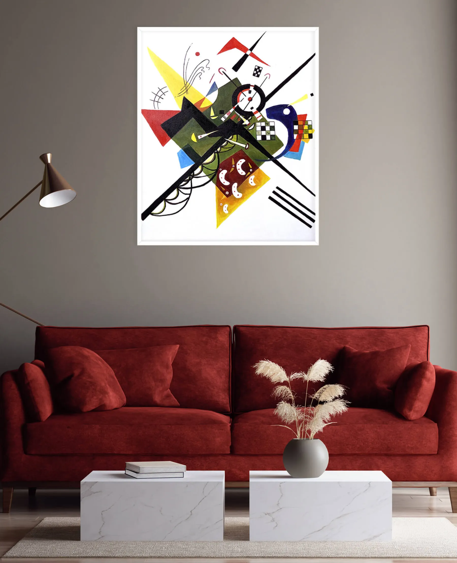 Fashion Sur blanc II - Vassily Kandinsky Kandinsky