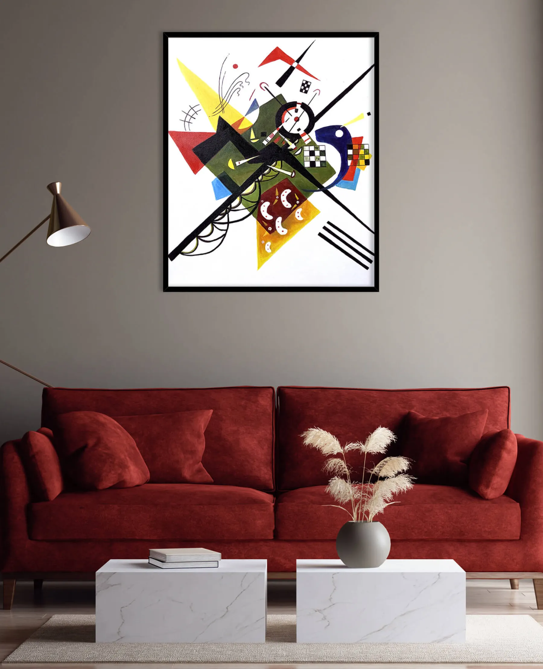 Fashion Sur blanc II - Vassily Kandinsky Kandinsky