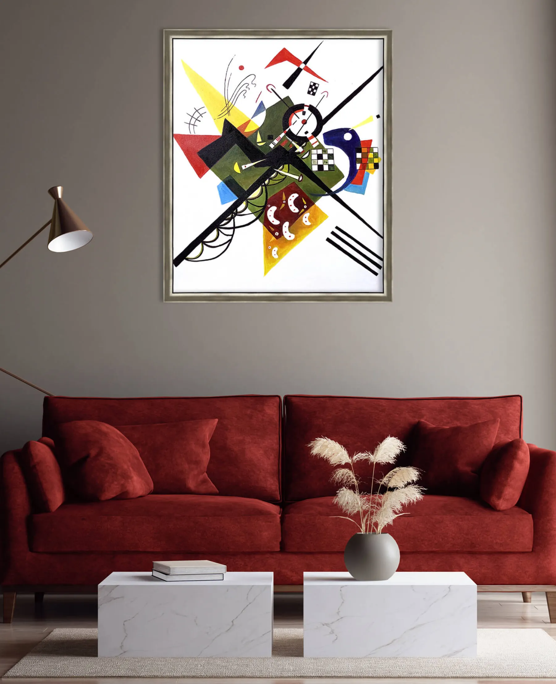 Fashion Sur blanc II - Vassily Kandinsky Kandinsky