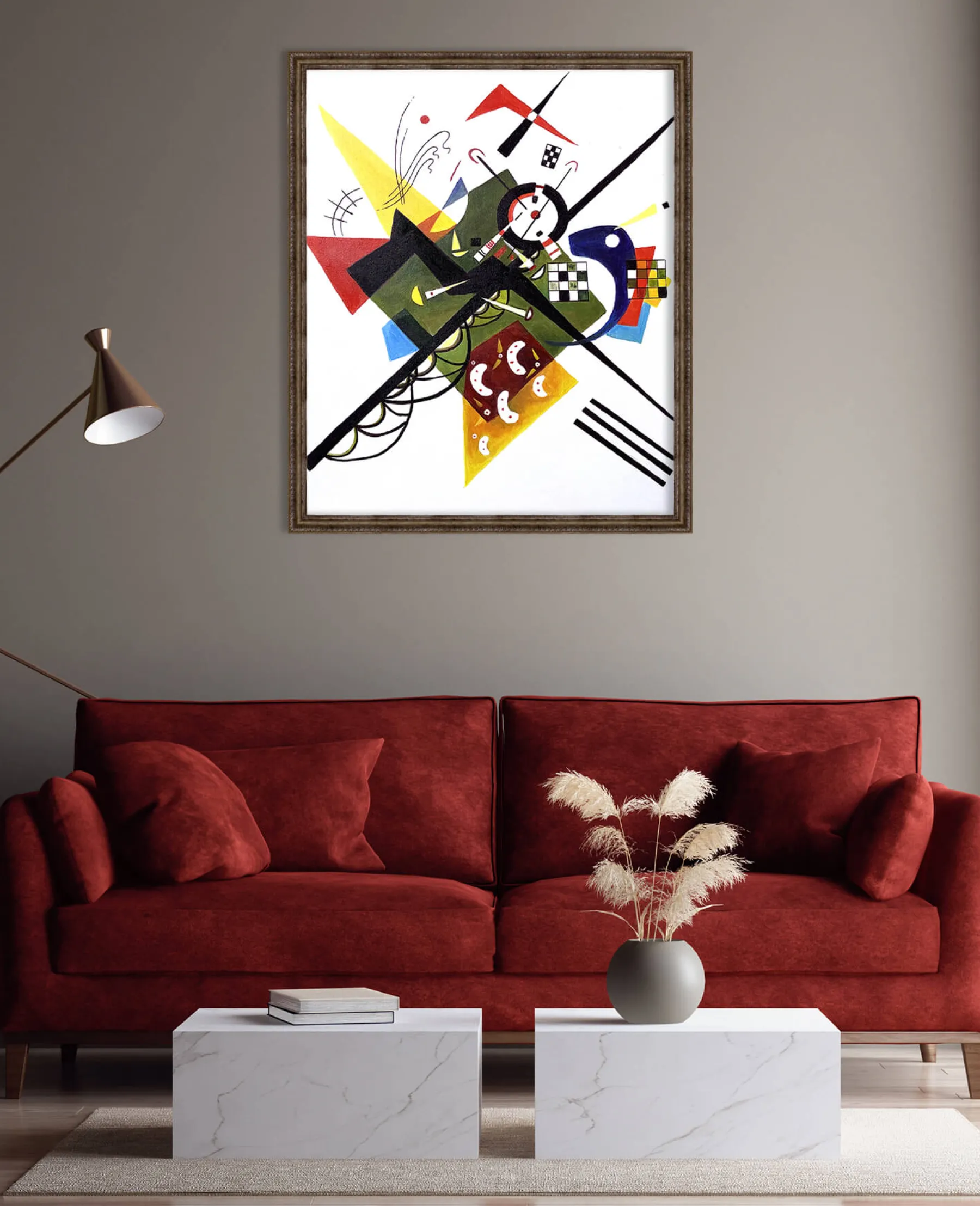 Fashion Sur blanc II - Vassily Kandinsky Kandinsky