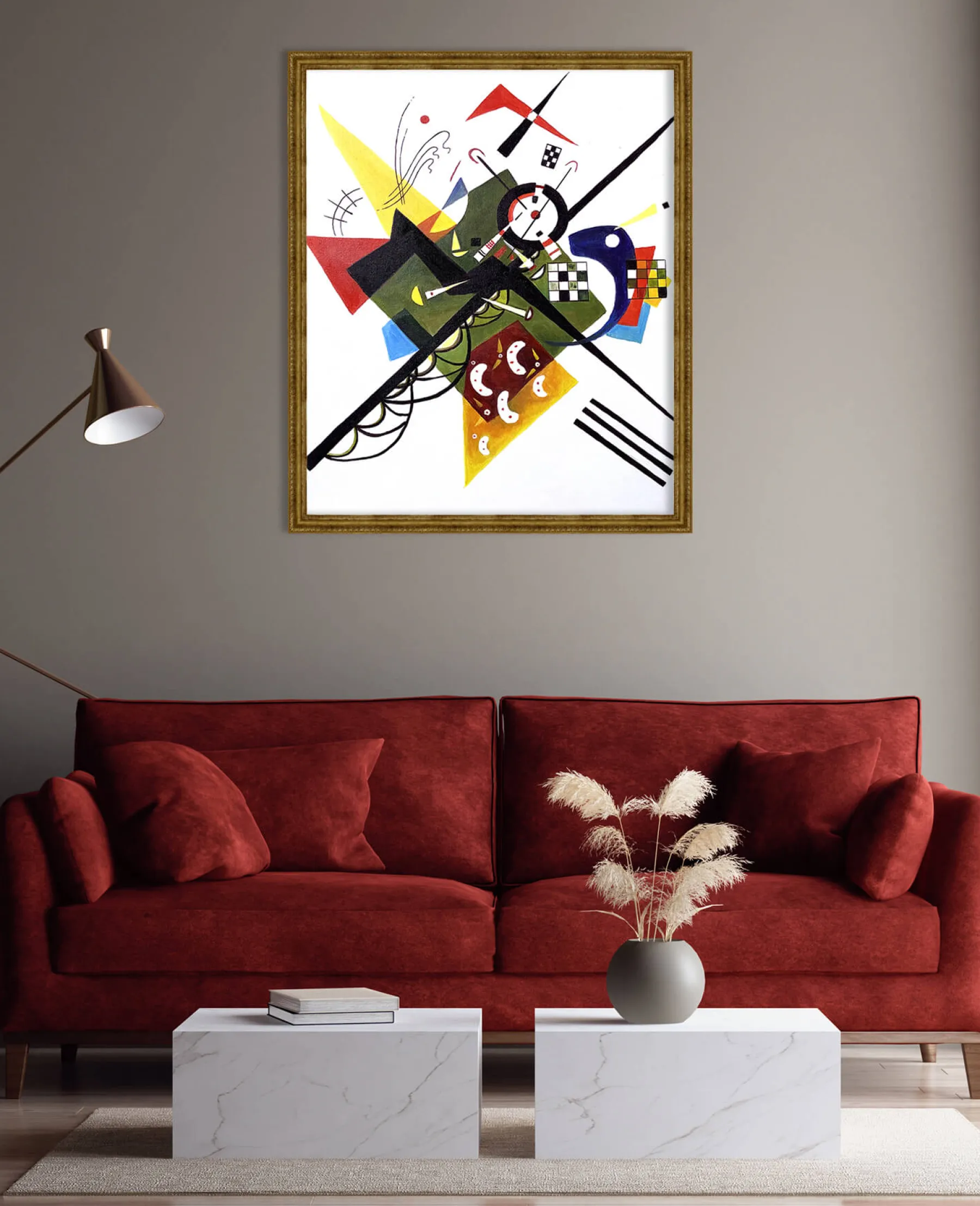 Fashion Sur blanc II - Vassily Kandinsky Kandinsky