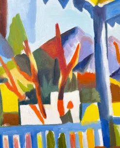 New Terrasse de la maison de campagne à St. Germain - August Macke Macke