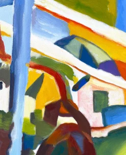 New Terrasse de la maison de campagne à St. Germain - August Macke Macke