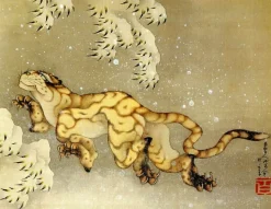 Shop Tigre dans la neige - Hokusai Hokusai