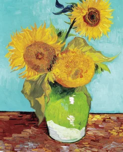 Shop Trois tournesols dans un vase - Vincent Van Gogh Van Gogh