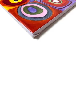 Outlet Étude de couleurs, carrés avec cercles concentriques - Vassily Kandinsky Kandinsky