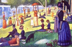 Shop Un dimanche après-midi à l'Île de la Grande Jatte - Georges Seurat Seurat