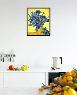 Shop Vase avec iris - Vincent Van Gogh Van Gogh