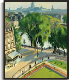 Online Vue du Quai du Louvre - Robert Delaunay Delaunay