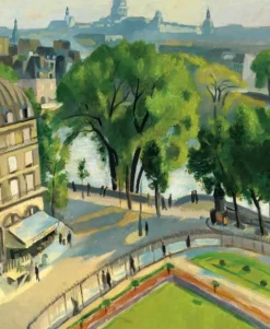Online Vue du Quai du Louvre - Robert Delaunay Delaunay