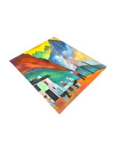 New Wirtschaft vor Gebirgslandschaft - Marianne von Werefkin Von Werefkin
